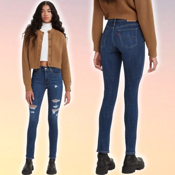 NWT LEVI'S 311 Shaping Skinny Sz 27 X 32 Blue - Picture 1 of 9